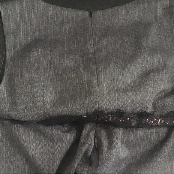 vs moda international rare pinstripe, lace dress - Picture 4 of 6